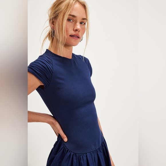 Free People Afternoon Elegance Flowy Midi Dress size small NWT - Picture 4 of 14